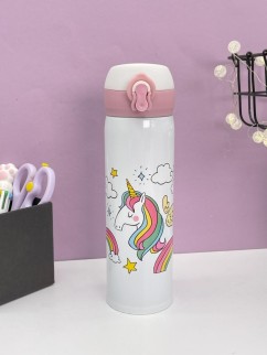 Термос «Lovely sleeping unicorn», white mix (500 ml)