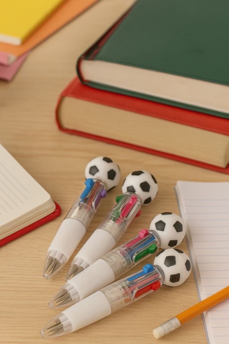 Разноцветная мини-ручка 4 в 1 &quot;Football&quot;, mix 