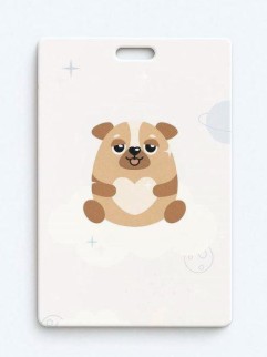 Держатель для карт «Space dog» (6,5 х 10,4 см)