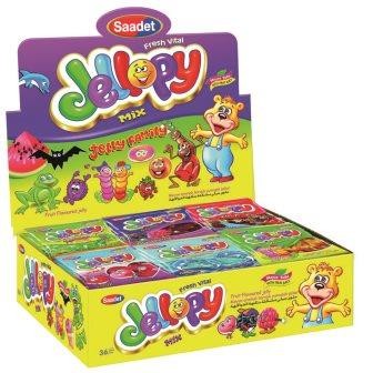 Мармелад "JELLOPY MIX JELLY" (шоубокс - 36 шт.) 