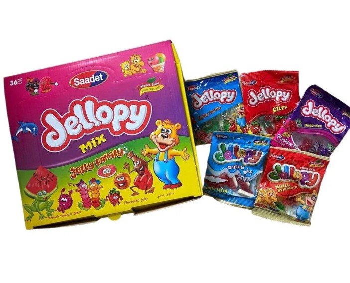 Мармелад "JELLOPY MIX JELLY" (шоубокс - 36 шт.) 