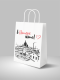 Пакеты подарочный iLikeGift "В Питере жить!", белый (24*14*30см)