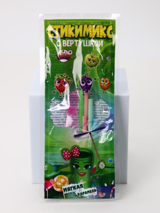 Мягкая карамель «Стикимикс» с игрушкой, 30 шт. 