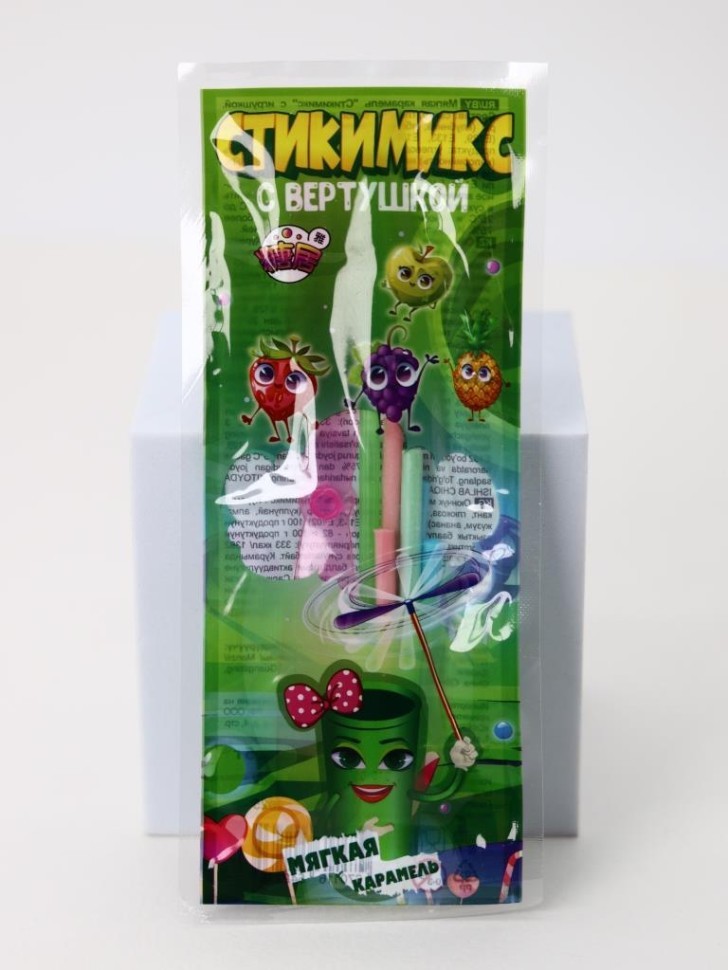 Мягкая карамель «Стикимикс» с игрушкой, 30 шт.