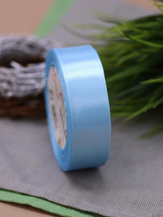 Лента для декора и подарков &quot;Ribbon of Joy&quot;, blue (2,5 см*1 м) 