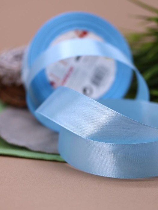 Лента для декора и подарков &quot;Ribbon of Joy&quot;, blue (2,5 см*1 м) 