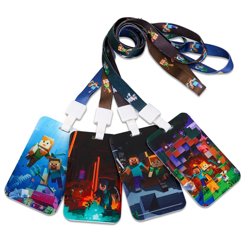 Бейдж пластиковый на шнурке "My game", mix 