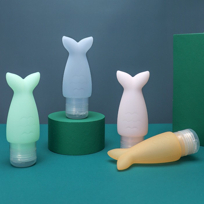 Дорожная бутылочка-тюбик &quot;Mermaid&quot;, blue (35 ml) 