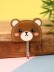 Крючок на липучке «Bear», brown 