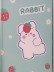 Футляр для карт на ленте &quot;Rabbit strawberry&quot;, green 