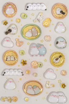 Наклейки "Diamond bird"