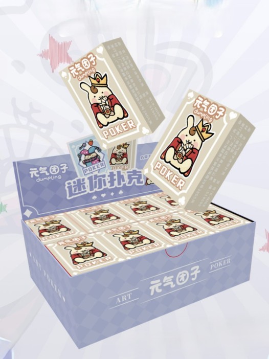 Игральные карты 54 шт. "Mini poker. DIMPLING" 4*5,5*2 см 