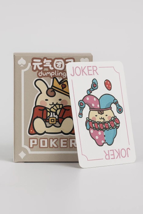 Игральные карты 54 шт. "Mini poker. DIMPLING" 4*5,5*2 см 