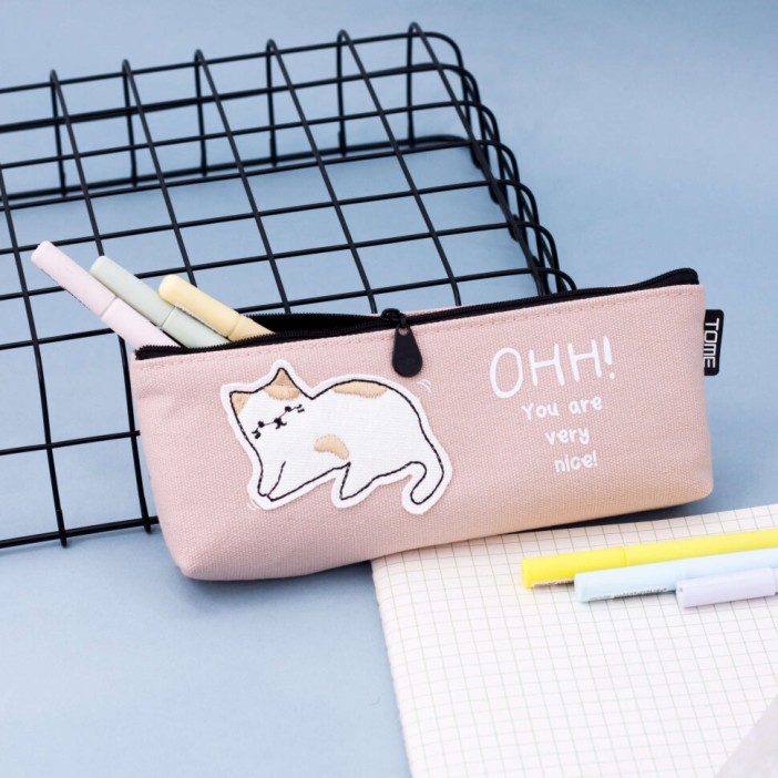 Пенал "Resting Cat", pink 