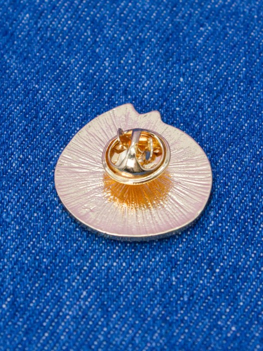 Значок металлический iLikeGift &quot;Cat with flowers&quot; 