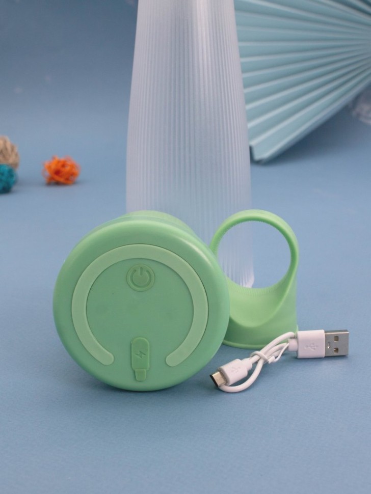 Блендер портативный "Свежесть", зеленый, USB, (27*7,2 см)