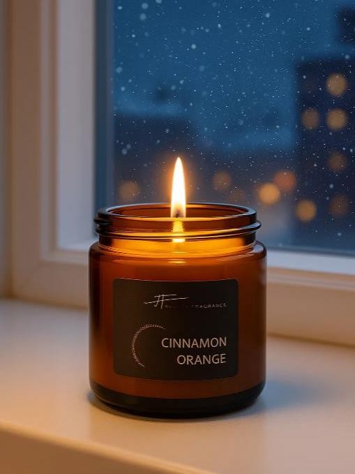 Свеча ароматическая в банке &quot;Cinnamon Orange&quot;, 50 гр 