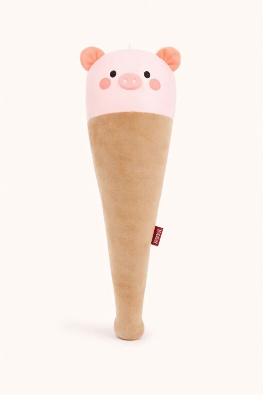 Мягкая игрушка-массажный молоток "Pig ice cream", pink (10*35см) 