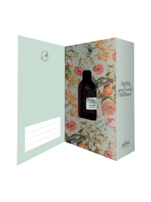 Диффузор-открытка ароматическая "Прогулка по саду" 30мл 