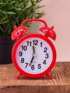 Часы-будильник &quot;Black numbers&quot;, red