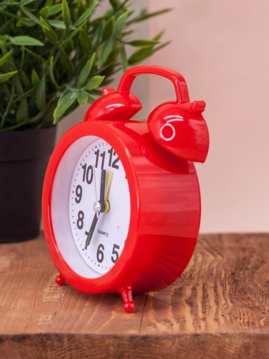 Часы-будильник &quot;Black numbers&quot;, red 