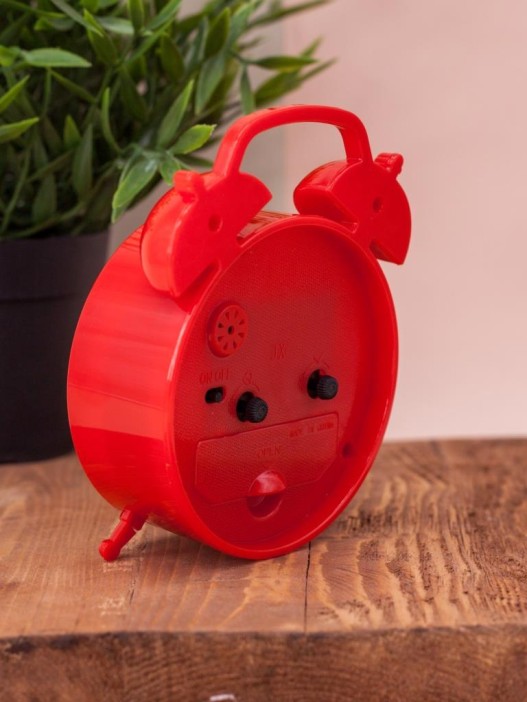 Часы-будильник &quot;Black numbers&quot;, red 