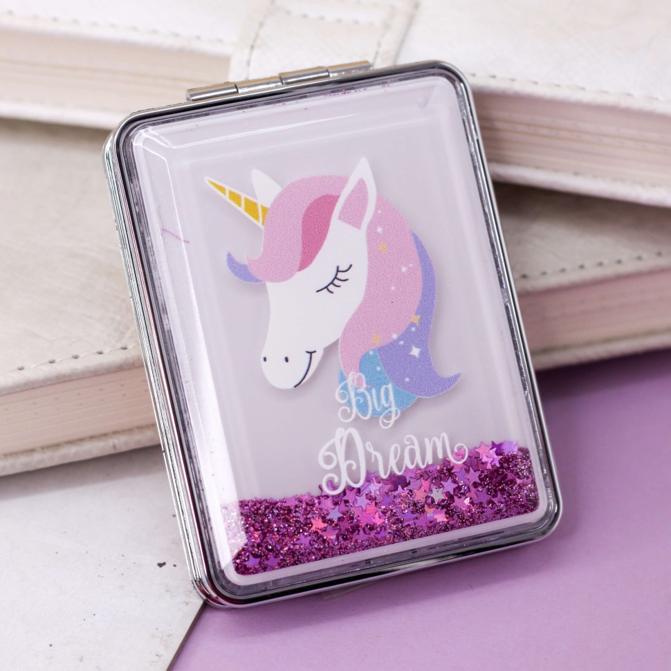 Набор зеркал "Sparkles unicorn" шоу-бокс 12 шт. (4 цвета)