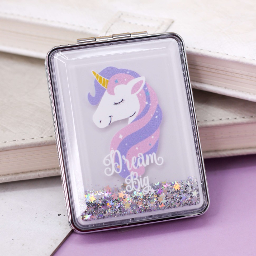 Набор зеркал "Sparkles unicorn" шоу-бокс 12 шт. (4 цвета)