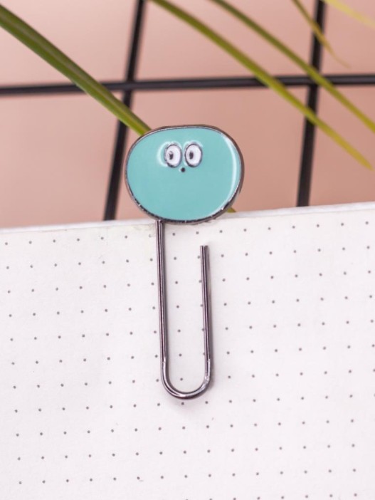 Закладка - скрепка &quot;Marmalade&quot;, light-blue 