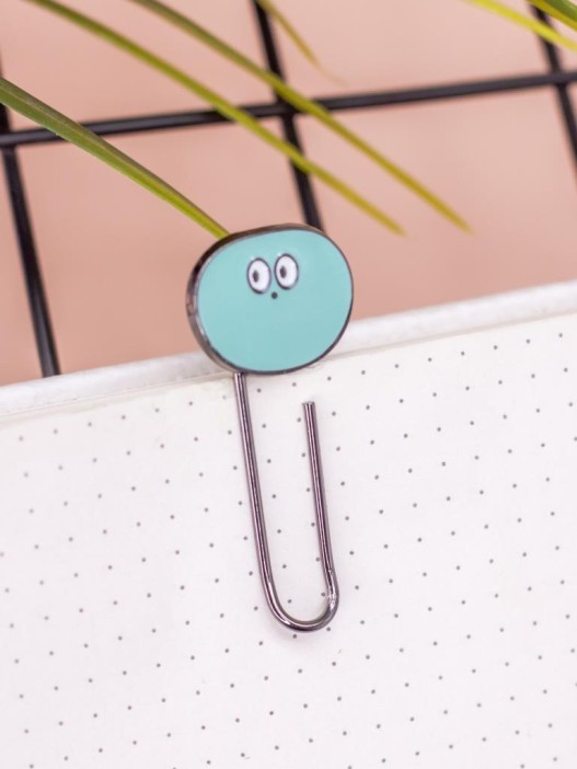 Закладка - скрепка &quot;Marmalade&quot;, light-blue 