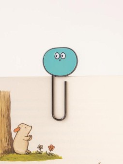 Закладка - скрепка "Marmalade", light-blue