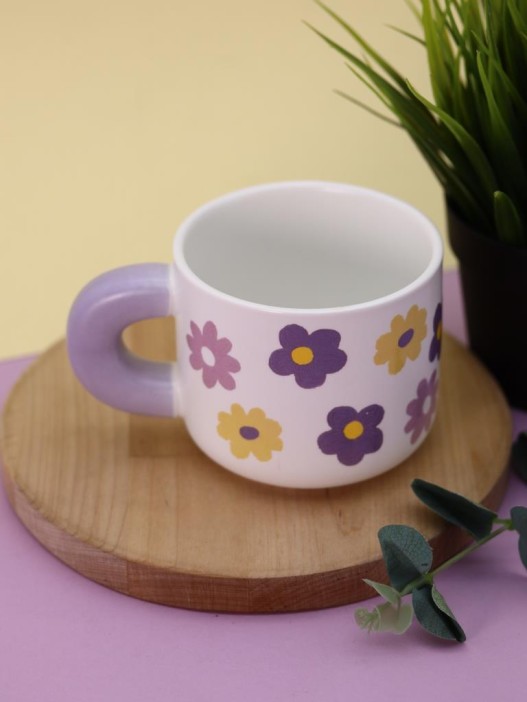 Кружка «Flower power», purple (450 ml) 