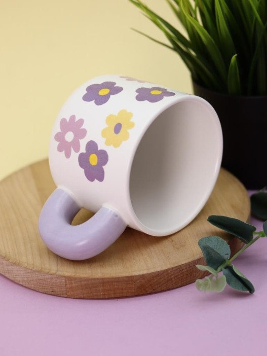 Кружка «Flower power», purple (450 ml) 