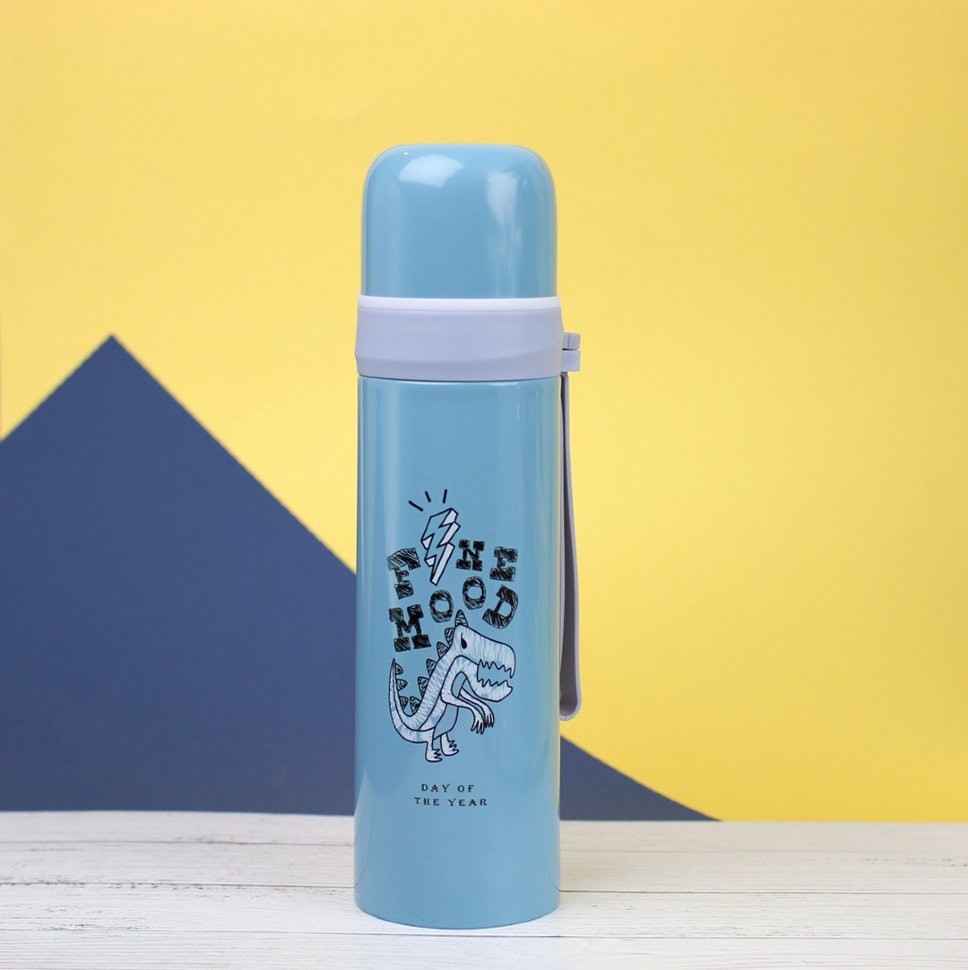 M-2793W Термос "Fine mood", blue (500ml)