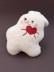 Мягкая игрушка "Кривой кролик с сердечком", 20 см
