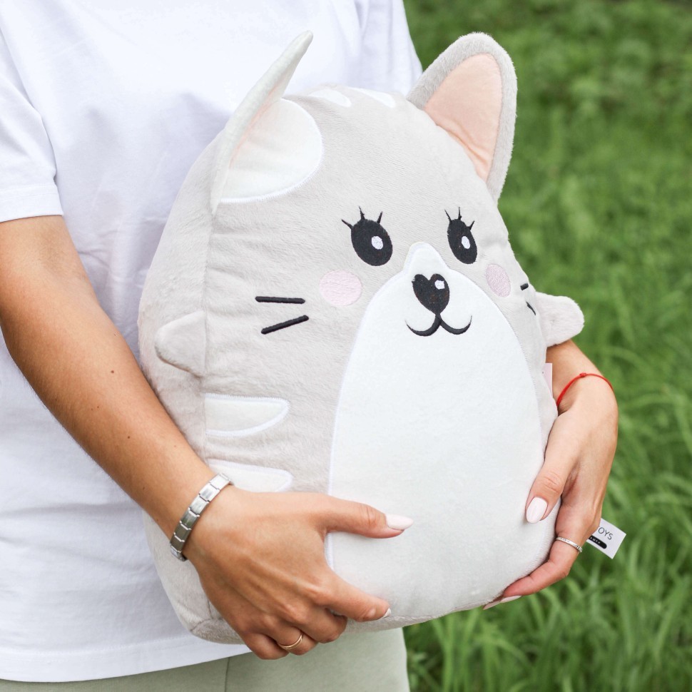 Мягкая игрушка Hugme toys "Котик", 40 см