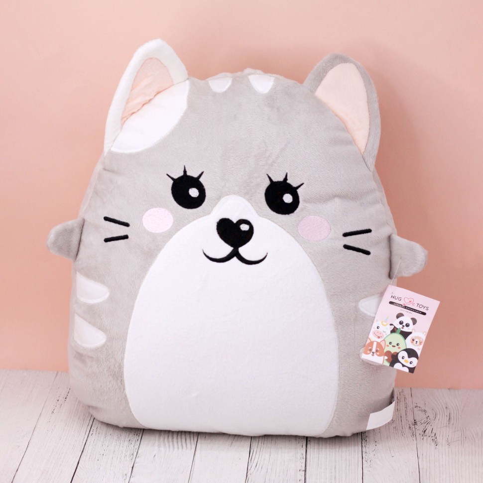 Мягкая игрушка Hugme toys "Котик", 40 см