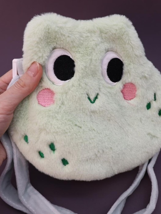 Сумочка плюшевая &quot;Tiny pals&quot;, frog (18*20 см) 