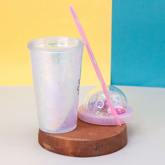 Тамблер "Love heart", pink (450 ml) 