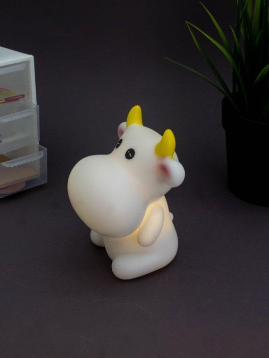 Ночник iLikeGift &quot;Funny cow&quot;, white (11*6.5 см) 