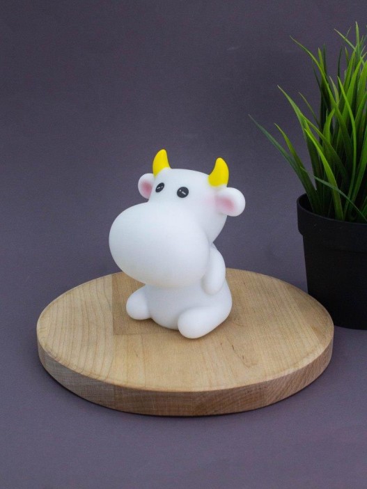 Ночник iLikeGift &quot;Funny cow&quot;, white (11*6.5 см) 