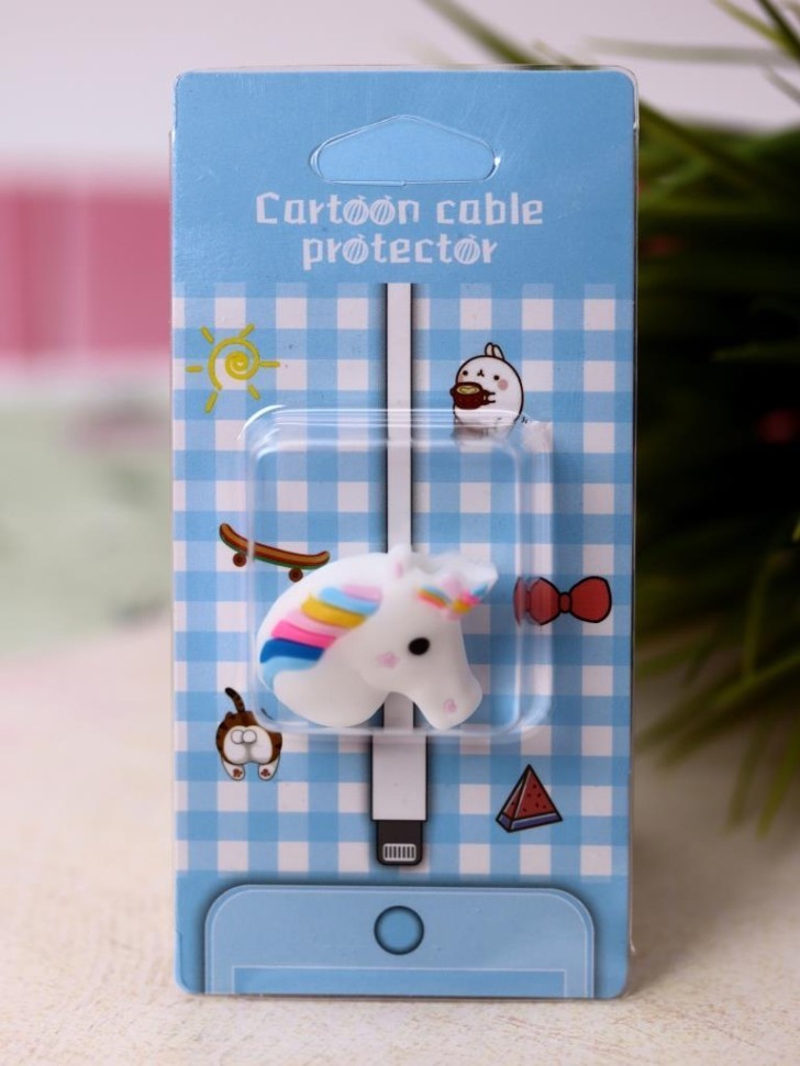 Защитная насадка для провода "Rainbow unicorn"