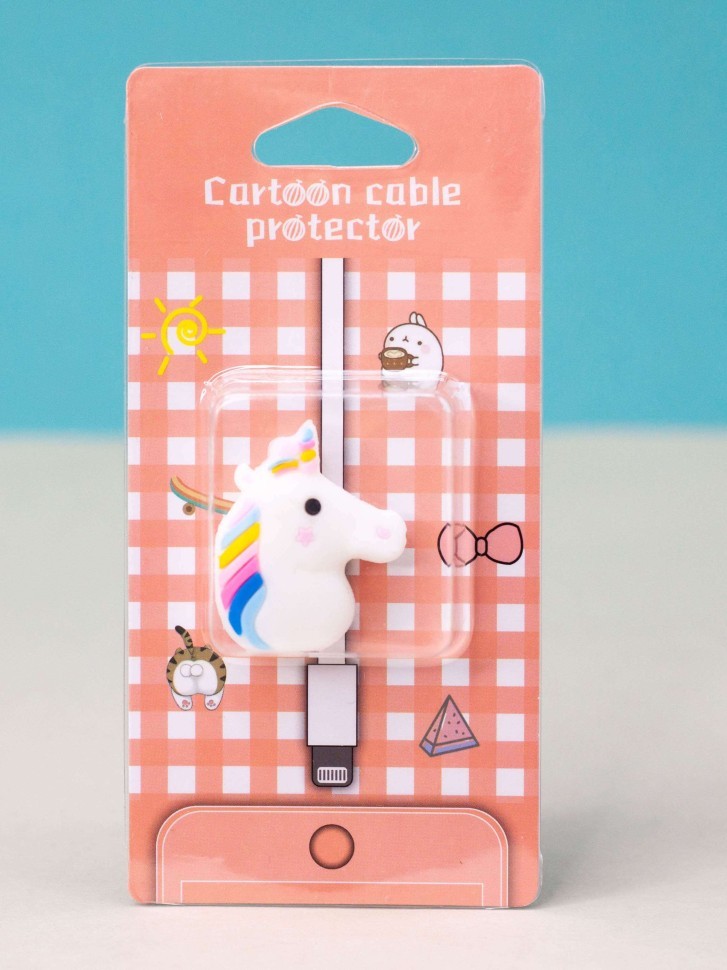 Защитная насадка для провода "Rainbow unicorn"