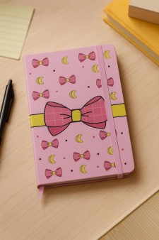 Блокнот (А5) "Beautiful bow", pink (14.5*21)