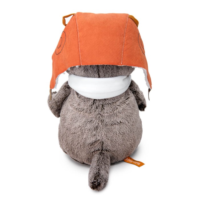 Мягкая игрушка &quot;Кот Басик в шлеме и шарфе &quot; (19 см) 