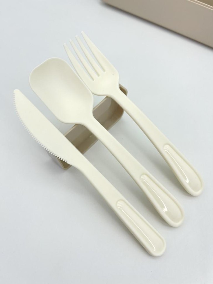 Ланчбокс "Bright lunch", beige (650 мл)