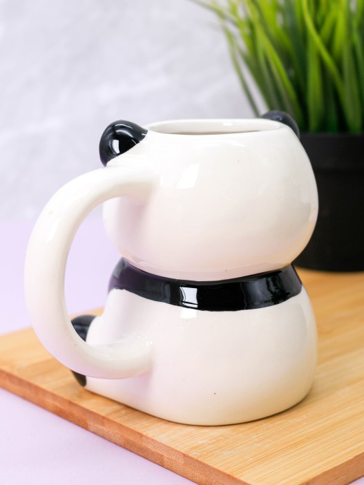 Кружка керамическая «Modest panda», white (500 мл) 
