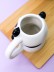 Кружка керамическая «Modest panda», white (500 мл) 
