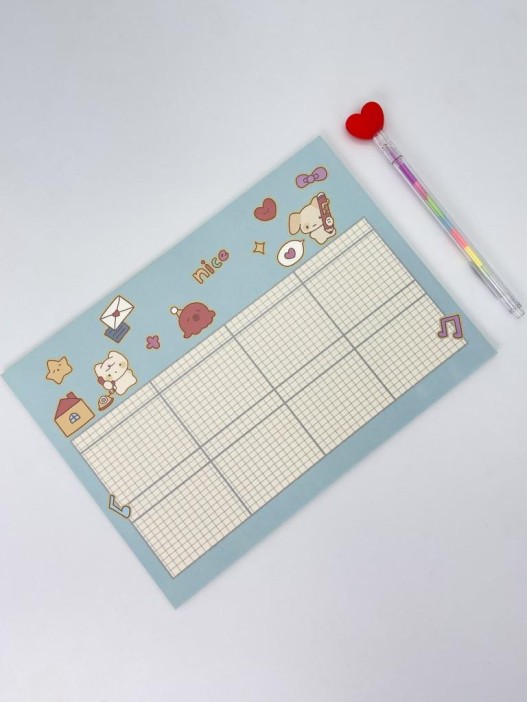 Блок для заметок &quot;Nice plans with friends&quot;, 40 л. 18*25.5 см 