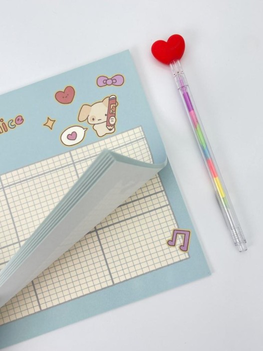 Блок для заметок &quot;Nice plans with friends&quot;, 40 л. 18*25.5 см 